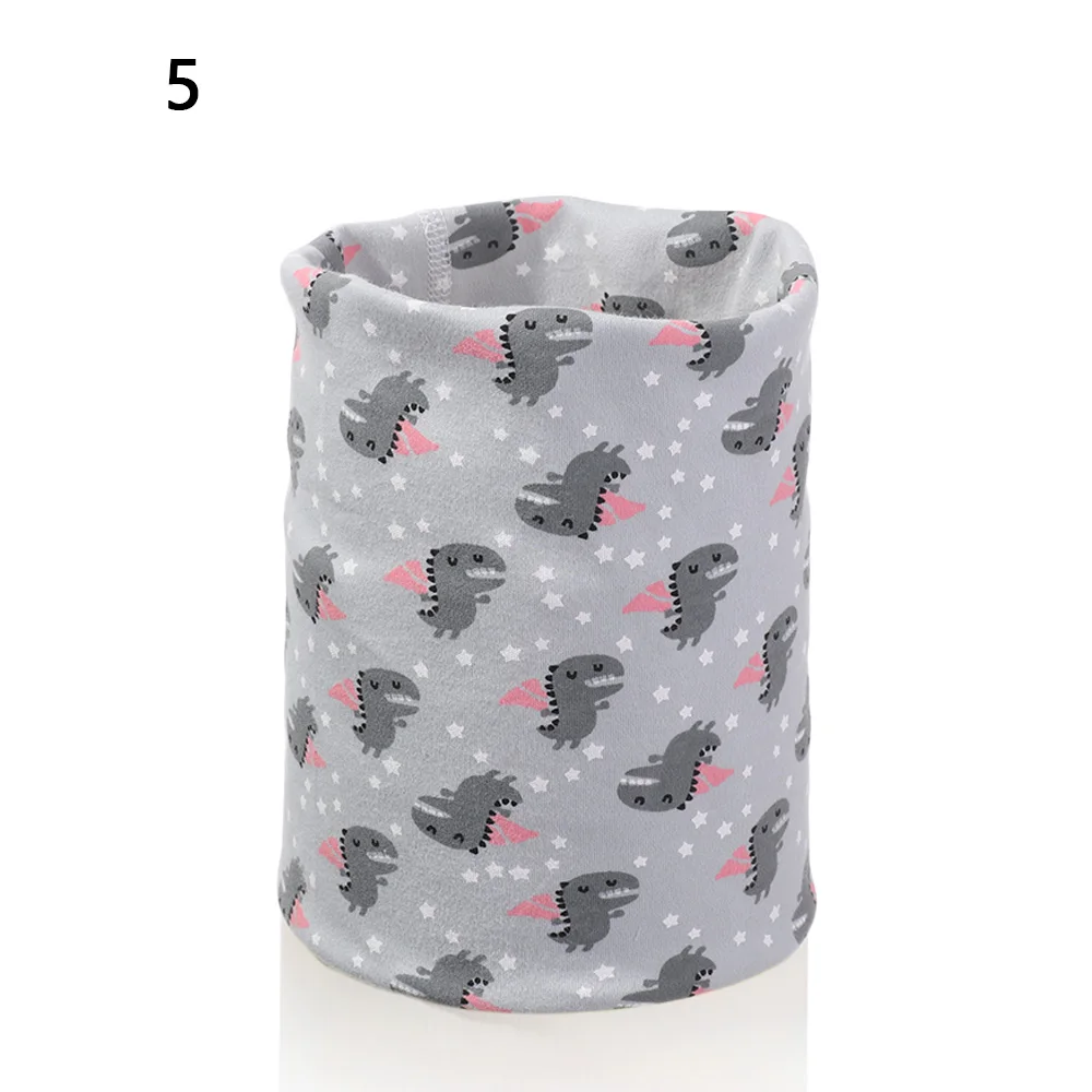 Outdoor Face Bandana Windproof Long Scarf Neck Warmer Children Cotton Scarf Cartoon Printed Collar Scarves