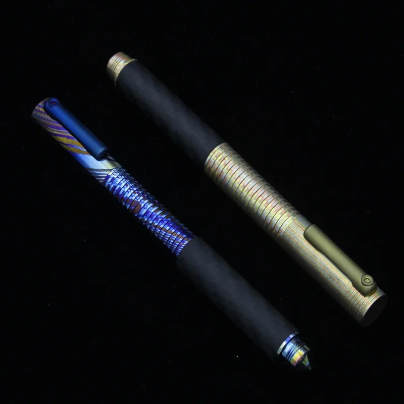 1PCS Outdoor Portable EDC Manual Multifunctional Titanium Alloy Tactical Pen Car Window Breaking Tool