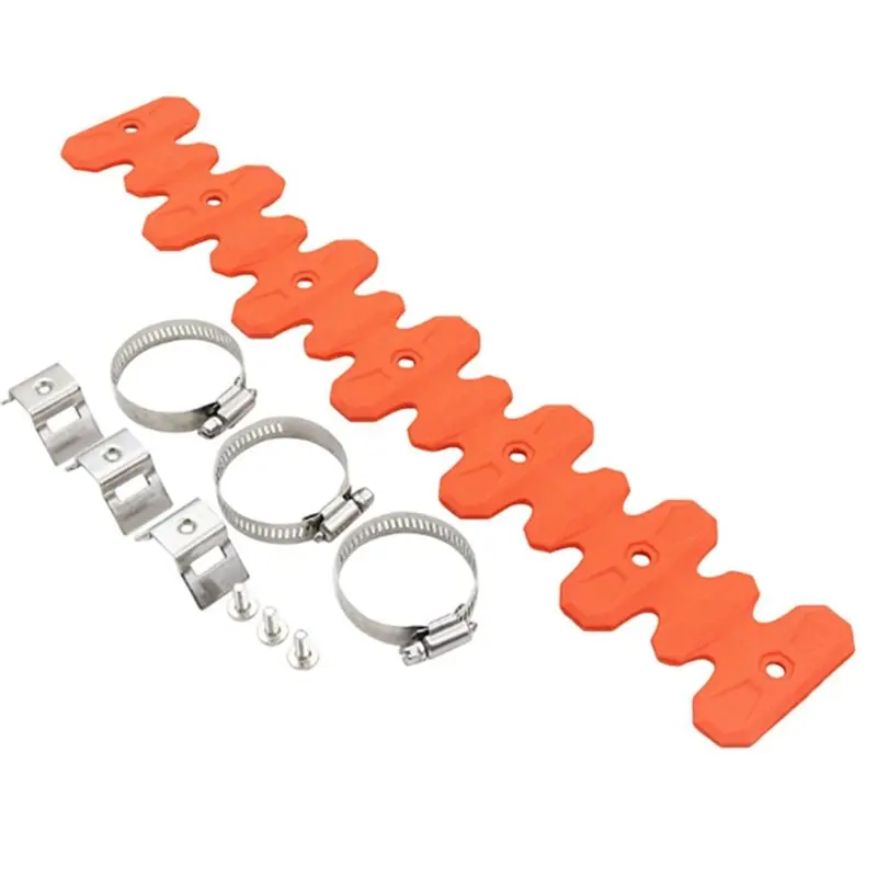For SXF EXCF 250 350 450 500 Compatible 400Mm Exhaust Pipe Heat Shield Muffler Silicone Heat Guard-N29R