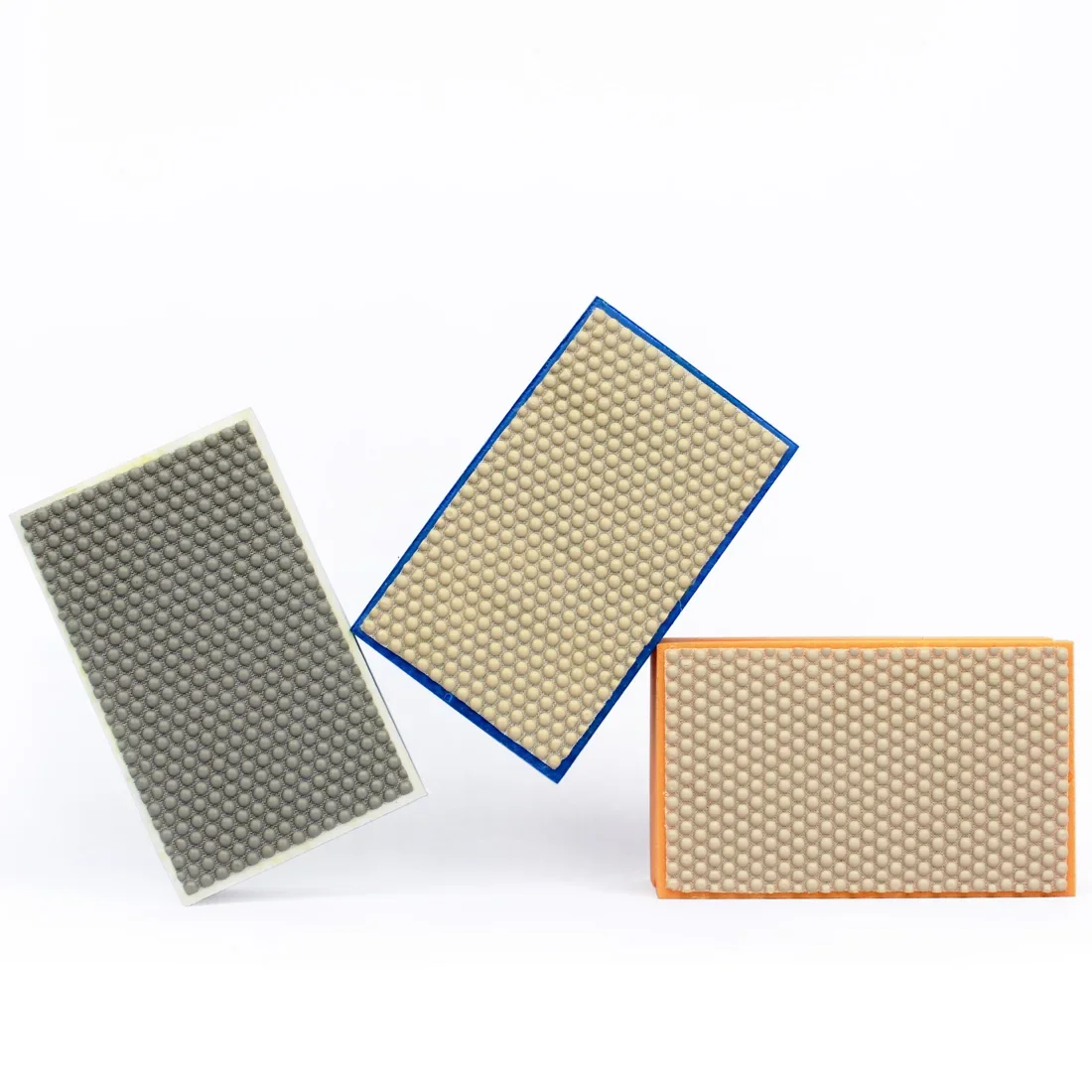 Subrilli diamante mão polimento almofadas galvanizadas resina bond mão lixa bloco para granito mármore pedra telha de vidro cerâmica