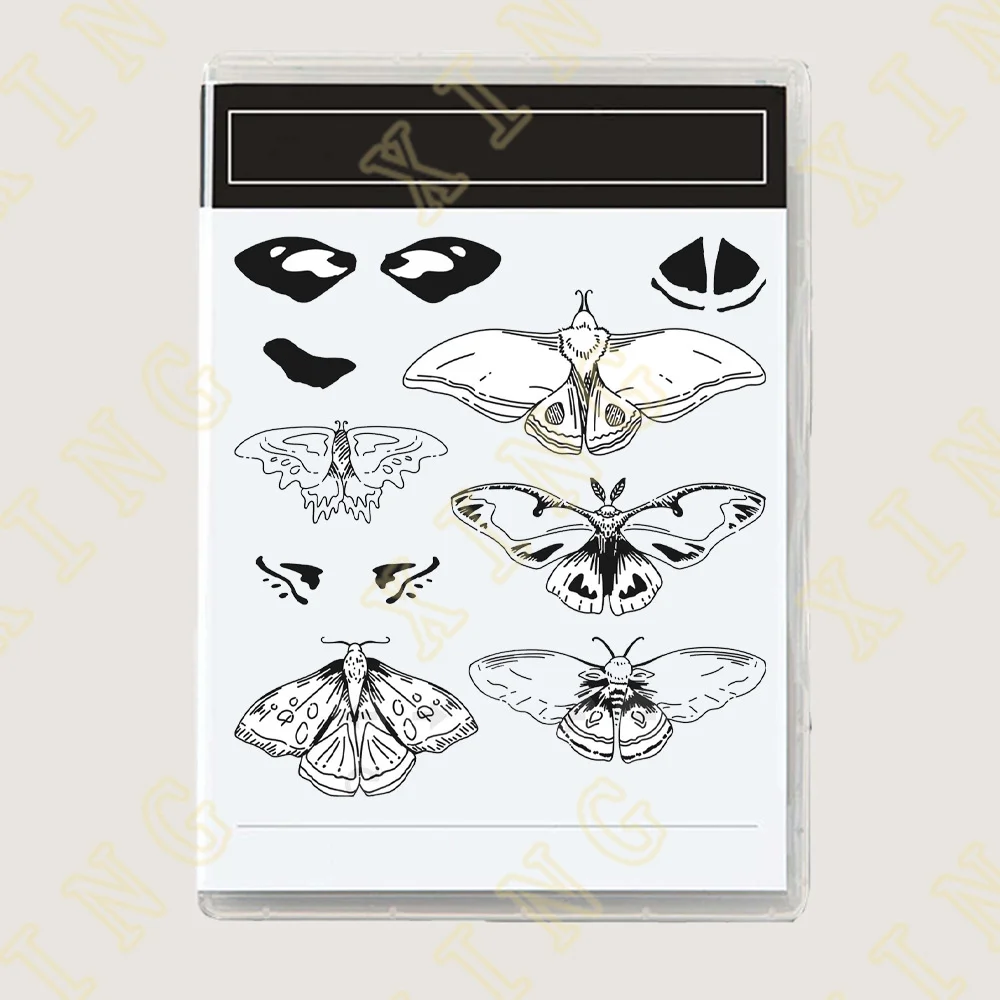 Butterfly Clear Silicone Stamps DIY Scrapbook Diary Decoration Embossed Paper Card Album Craft Template 2023 New Arrival
