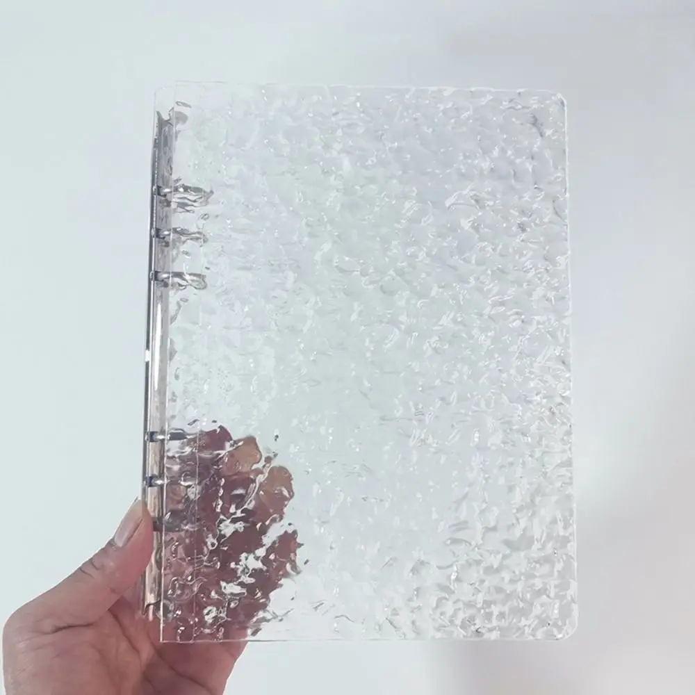 A5/A8 Photocards Holder Water Ripple Transparent Photo Album Loose-leaf Binder DIY Detachable Card Booklet