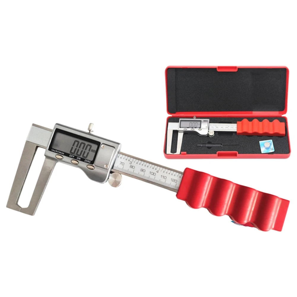 Brake Pad Thickness Brake Disc Thickness Gauge Precise Measurement Sturdy Construction Tool For Garages Vehicle Safety