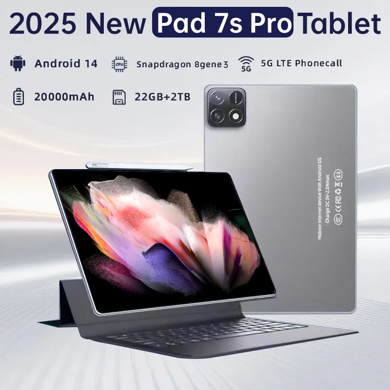 �y�Z�[�����z2026�N�V�^�I���W�i���O���[�o���Ń^�u���b�gPC Pad 7 Pro Ultra Snapdragon 8gen3 Android 14 HD 4K�A22GB + 2TB�A�f���A��SIM 5G�����WIFI�Ή�