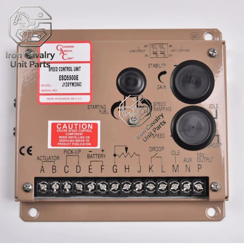 ESD5500E Original Dual-Capacitor Diesel Generator Set Electronic Controller Engine Speed Regulator ESD 5500E