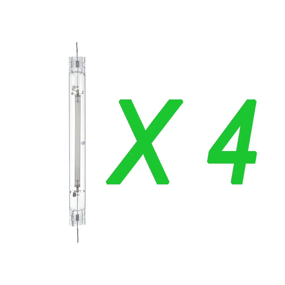 SOLIDEE 1000W HPS Double Ended Bulb Used For Horticulture Indoor Garden 4 PCS