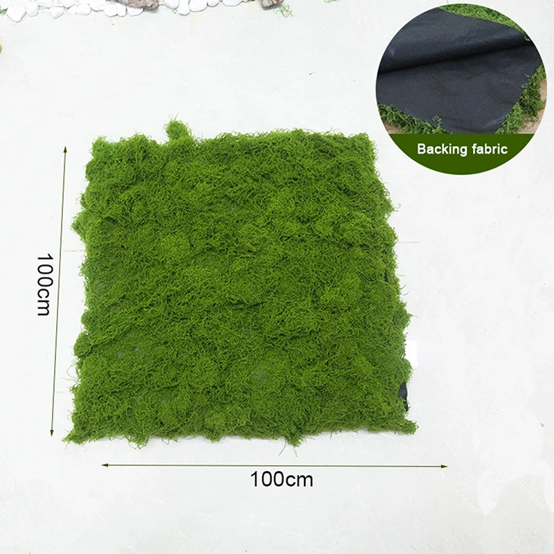 Micro Landscape Layout Lawn Bonsai Pottery Paving Landscape Outdoor Indoor GreenArtificial Moss Landscape Bionic Lawn False Moss
