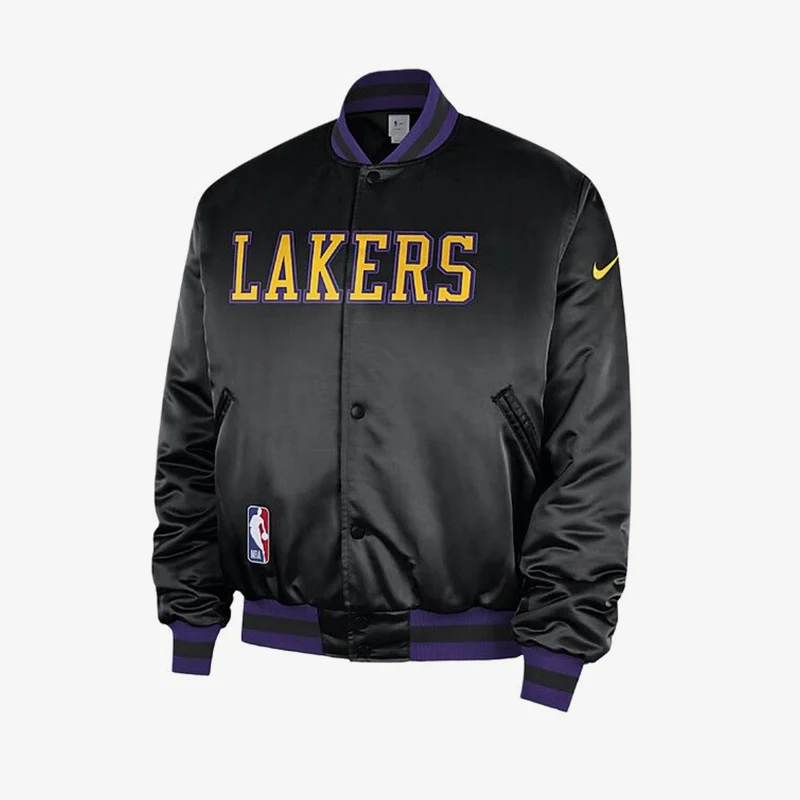 Nike Authentic New Men's Black Purple Ball Sports Basketball and Baseball Jacket HQ5766-010