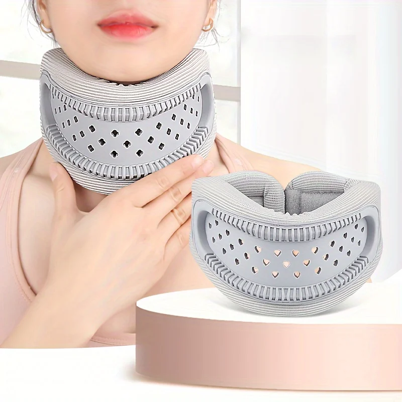 

1pc Neck Brace, Support Brace Soft Foam Wraps, Keep Vertebrae Stable And Aligned, Posture Corrector For Women Men