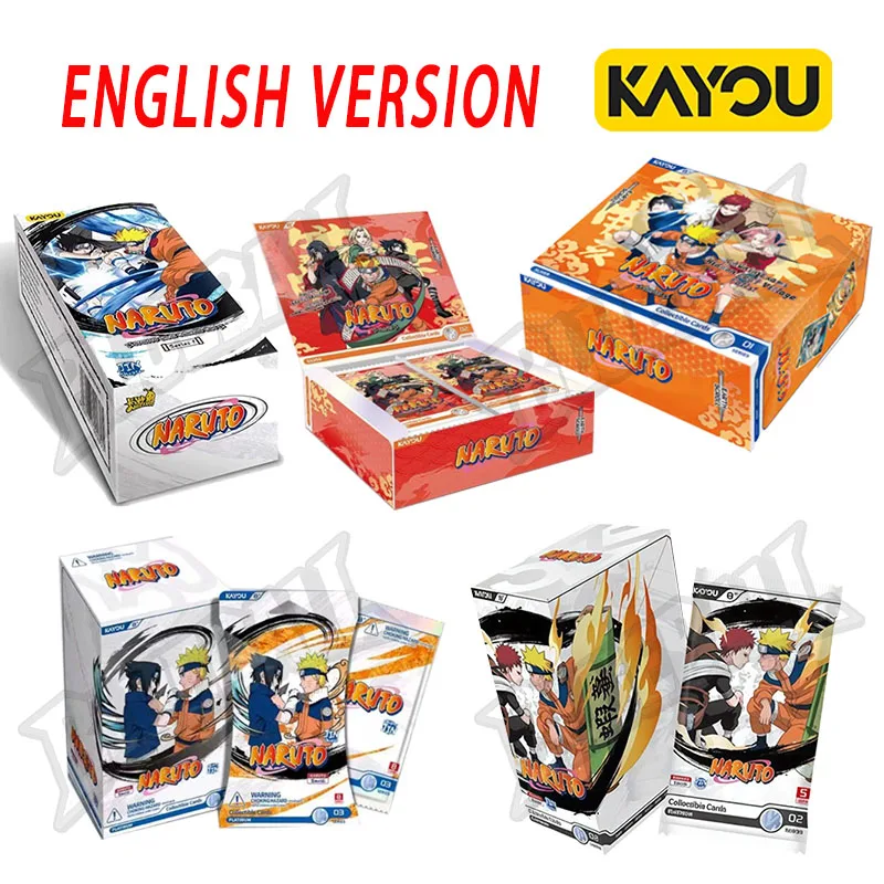 KAYOU Naruto Cards English TCG Blind Box 1 Pack