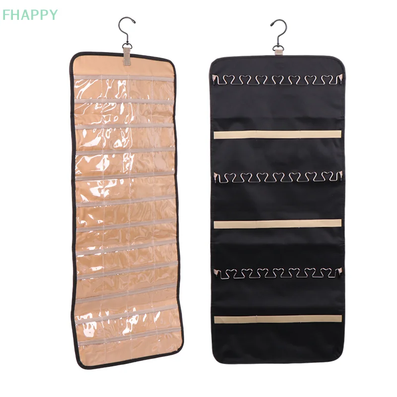 Sunglasses Storage Hanging Bag - Double-Sided Felt Slot Sunglasses Organiser Eyeglasses Display With Sturdy Cord