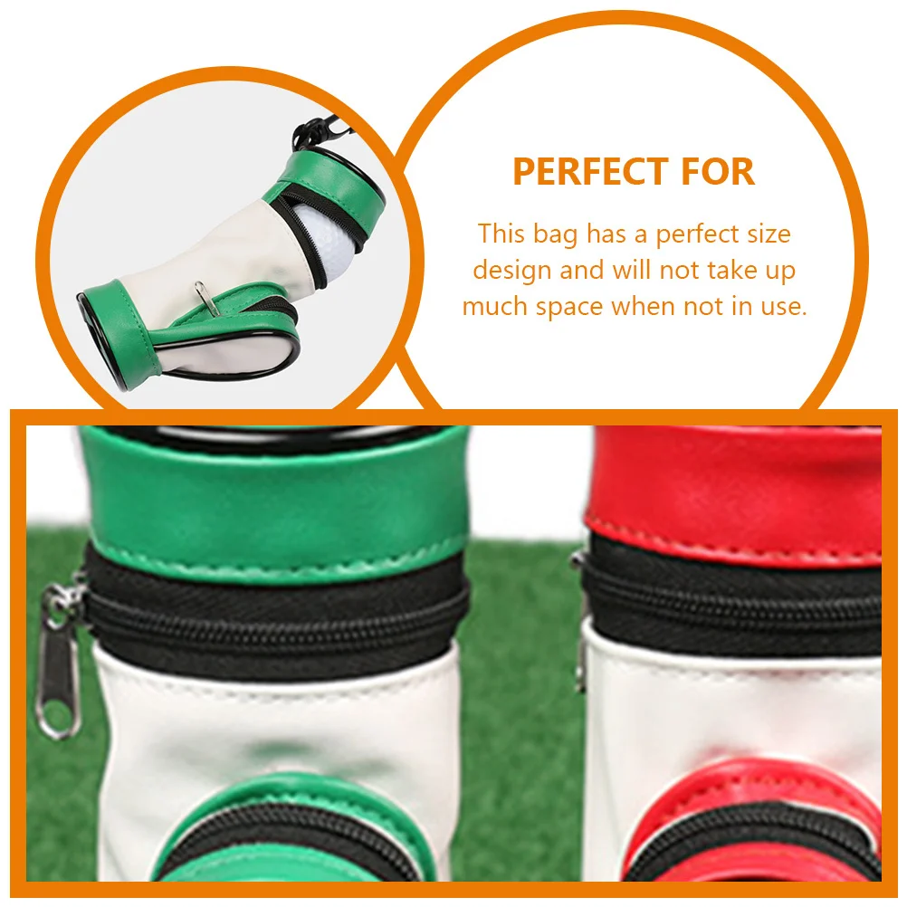 حقيبة جولف قابلة لإعادة الاستخدام بتصميم عصري تحمل ما يصل إلى ثلاثة كرات مثالية للاعبي الغولف للاستخدام اليومي وحقيبة جولف للهدايا