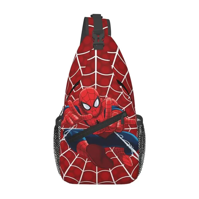 

Customized Spider Man Sling Bag for Men Fashion Shoulder Crossbody Chest Backpack Traveling Daypack