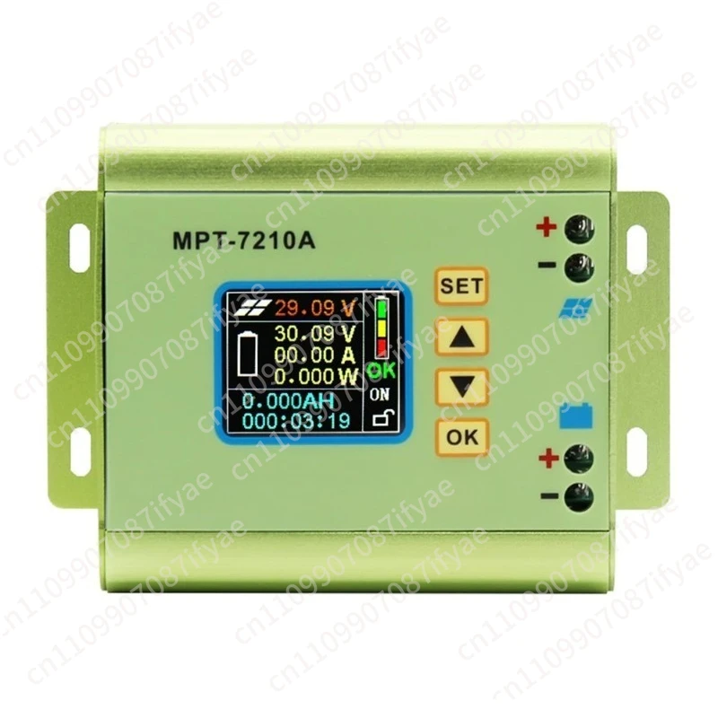 MPT-7210A MPPT Solar Charge Controller, Programmable Boost Module with Color Display for Battery Charging