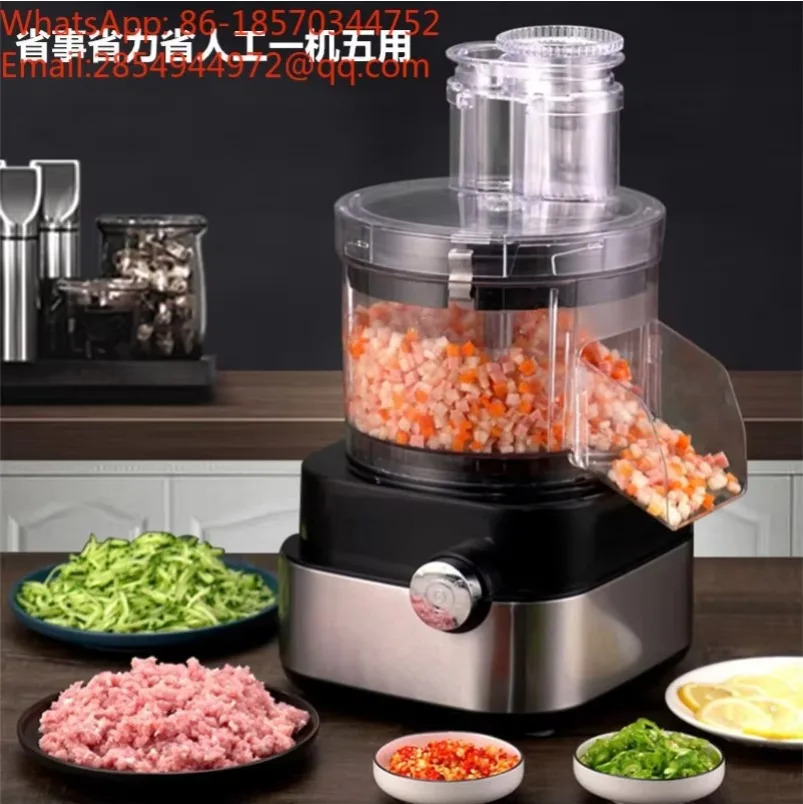 2027    Commercial Multifunctional Vegetable Slicer, Vegetable Diced, Shredded, Sliced, Kitchen Ingredient Processing Equipment