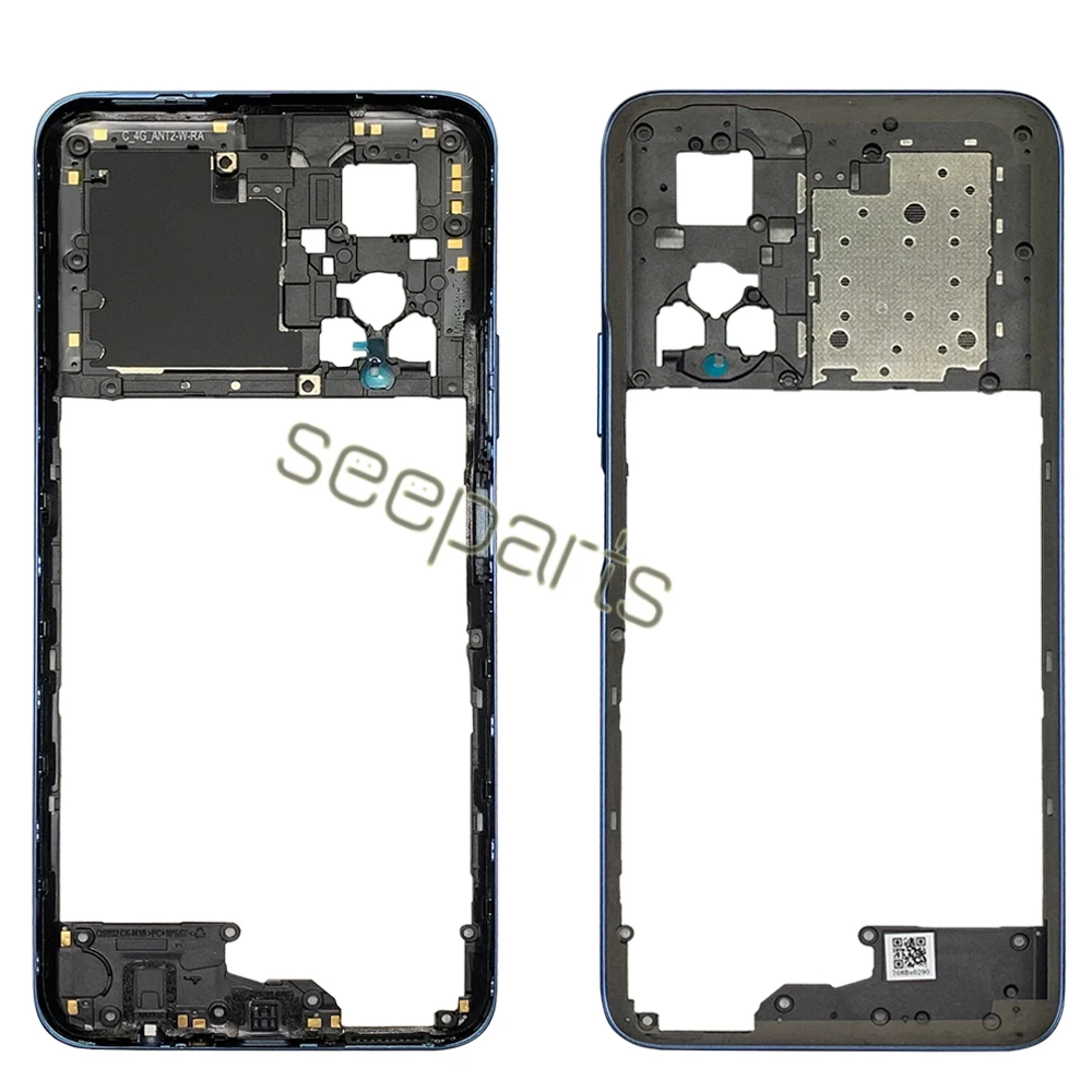 For Huawei Honor X7 Middle Frame Rear Bezel Plate Chassis Housing CMA-LX2 CMA-LX1 CMA-LX3 Back Frame Replacement Parts