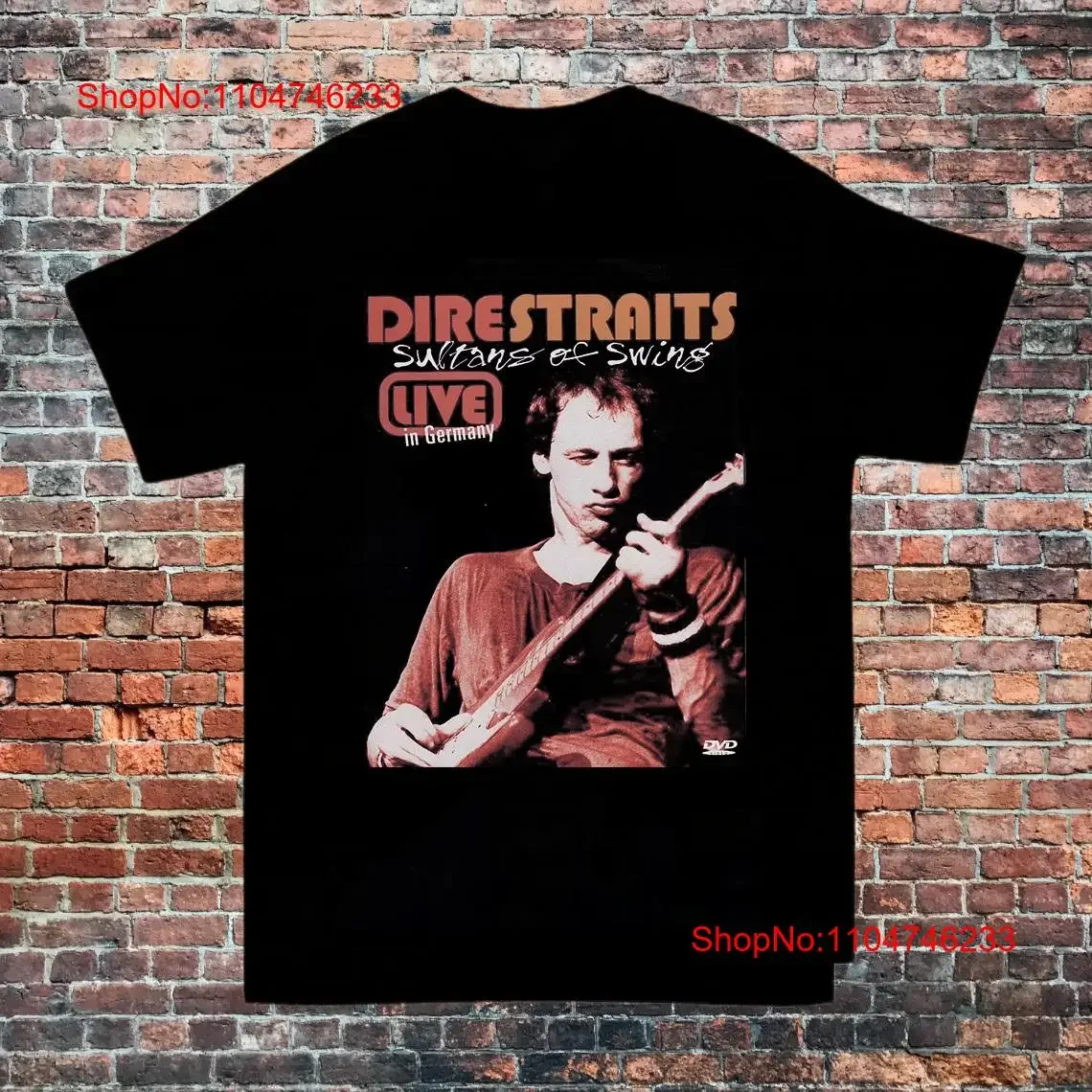 SALE Dire Straits Band Sultans Of Swing Mark Knopfler T Shirt Full Size S 5XL vintage Washed Versatile streetwear homme graphic