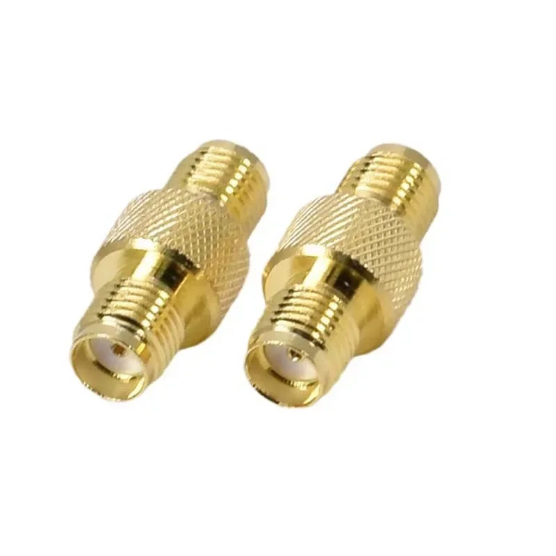5 adet SMA-KK dişi dişi RF adaptörü harici vida iç delik dönen delik SMA anten sinyali dönüştürme