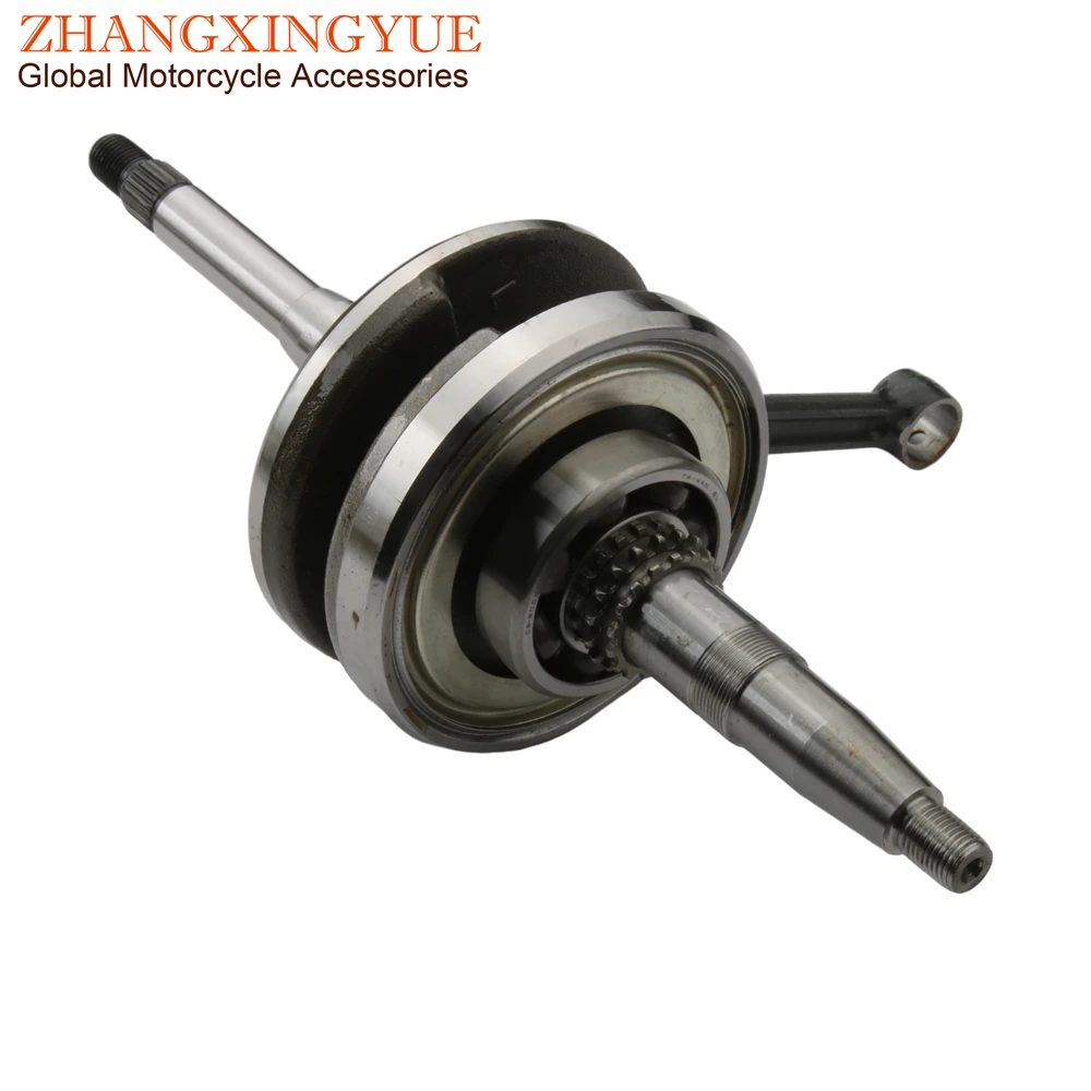 Scooter GY6 Crankshaft Racing + 3mm For GY6125 125cc 150cc GP / VP110 2V 4V 152QMI 157QMJ Pin Hole 15mm Engine Parts