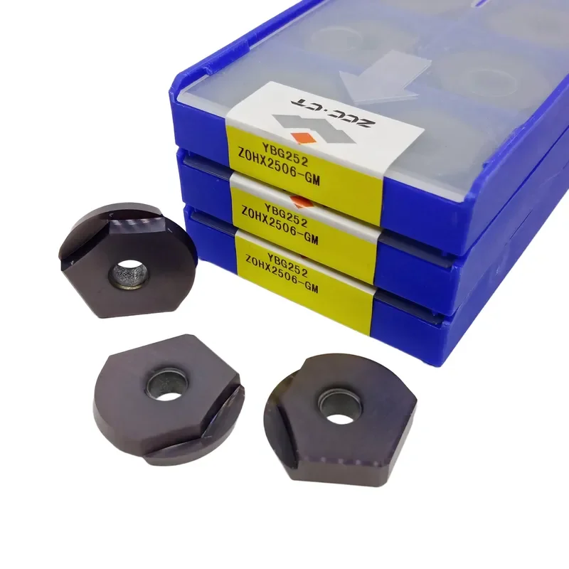 ZOHX Carbide Insert Indexable Insert ZOHX2506-GM YBG252 Milling Tool for Steel 100% MOQ 10pcs Factory Price