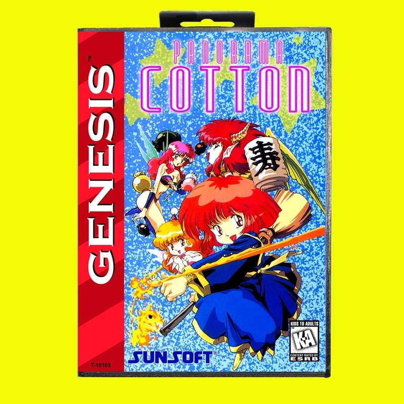 พาโนรามาการ์ดเกม MD 16บิตจุกลมยางสำหรับตลับเครื่องเล่นวิดีโอเกม Sega megarive