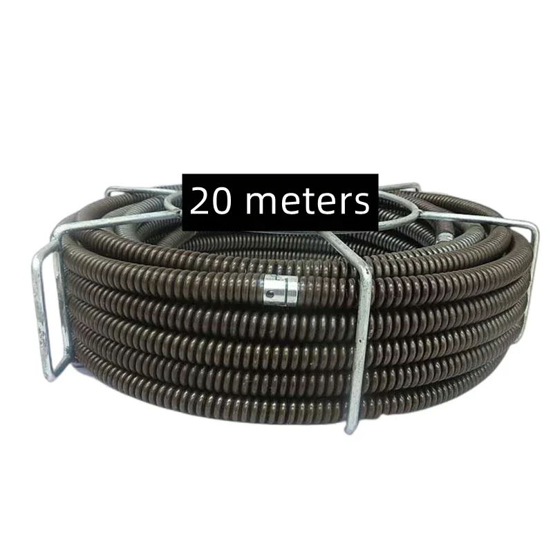 

New Upgrade Unclogging Machine Spring 16 Mm Thick Dense Through The Sewer Wire Pipe Dredging Device Accessories Soft Shaft Sprin