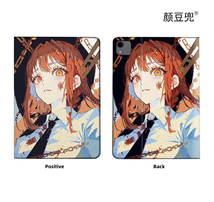 전기 톱 남자 애니메이션 Makima 케이스 iPad Air 4 5 6 10.9 미니 5 6 7 2022 12.9 케이스 실리콘 iPad Air 11 13 in 10th Pro13 i