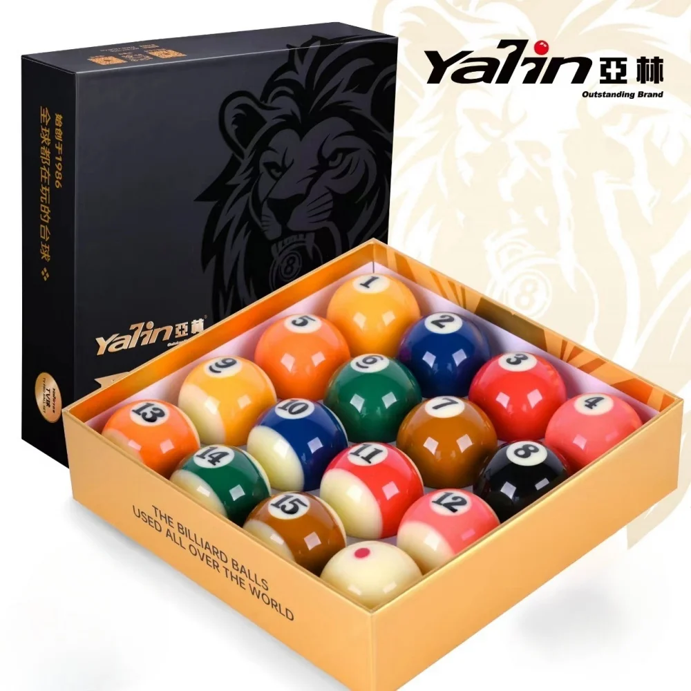 YALIN TV-Pro Phenolic Resin Billiard Pool Ball Set 2-1/4