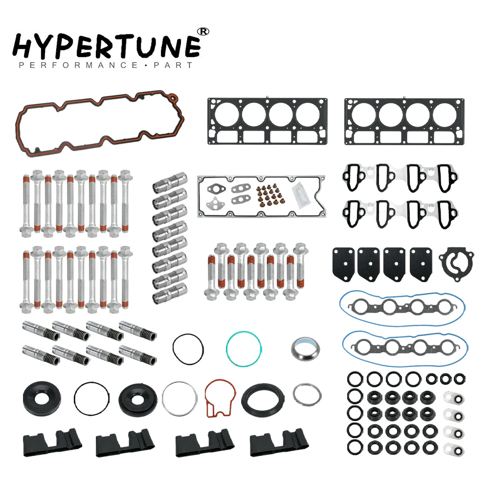 For GM 5.3 Lifter Replacement Kit Head Gasket Set Head Bolts Lifters Guides For 05-13 Chevy Avalanche Silverado GMC Envoy