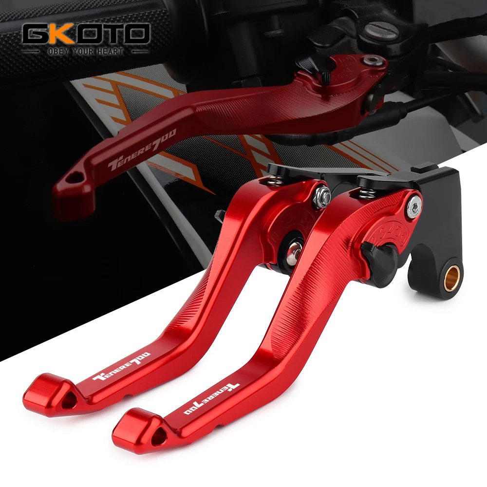 

2022 Tenere700 Motorcycle Accessories Handles CNC New Style Short Brake Clutch Lever For YAMAHA TENERE 700 2019 2020 2021