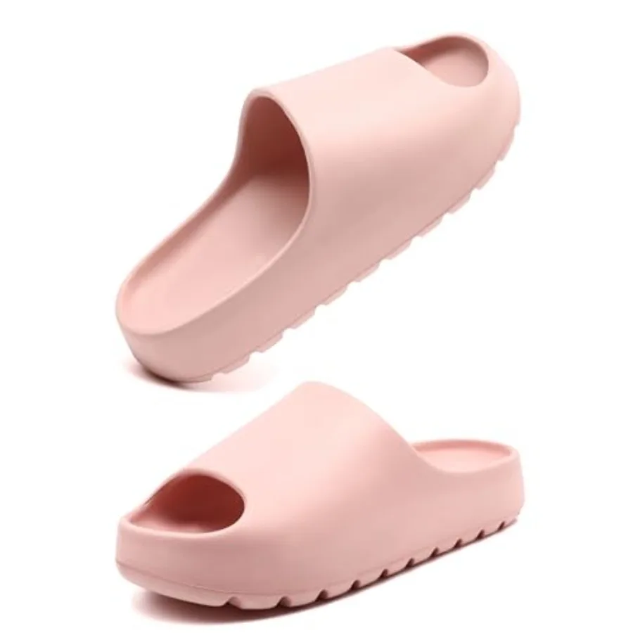 

Cloud Slides for Women Men, Womens Walking Sandals Comfortable, Unisex Shower Shoes Thick Pillow Slippers, Waterproof House Sli