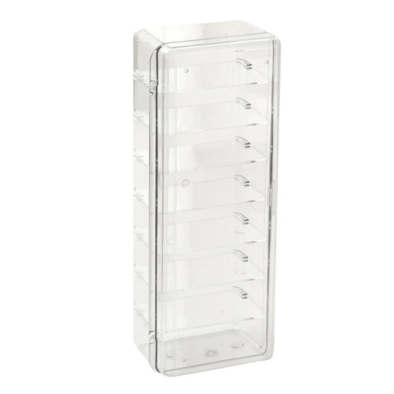Premium Plastic Doll Display Case Offering Dust Protections And Easy Assembly Perfect For Collectors And Enthusiasts 0XXB