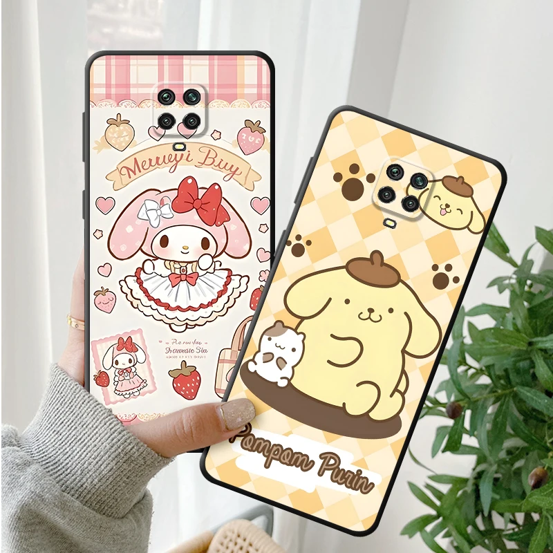 حافظة كارتون ثلاثية ميلودي Jade Guigou لهاتف Xiaomi Redmi Note 10 8t 9s 12s 11Pro 9T 11s 12Pro 13Pro 11 14 Pro + 13 10s 10Pro 12