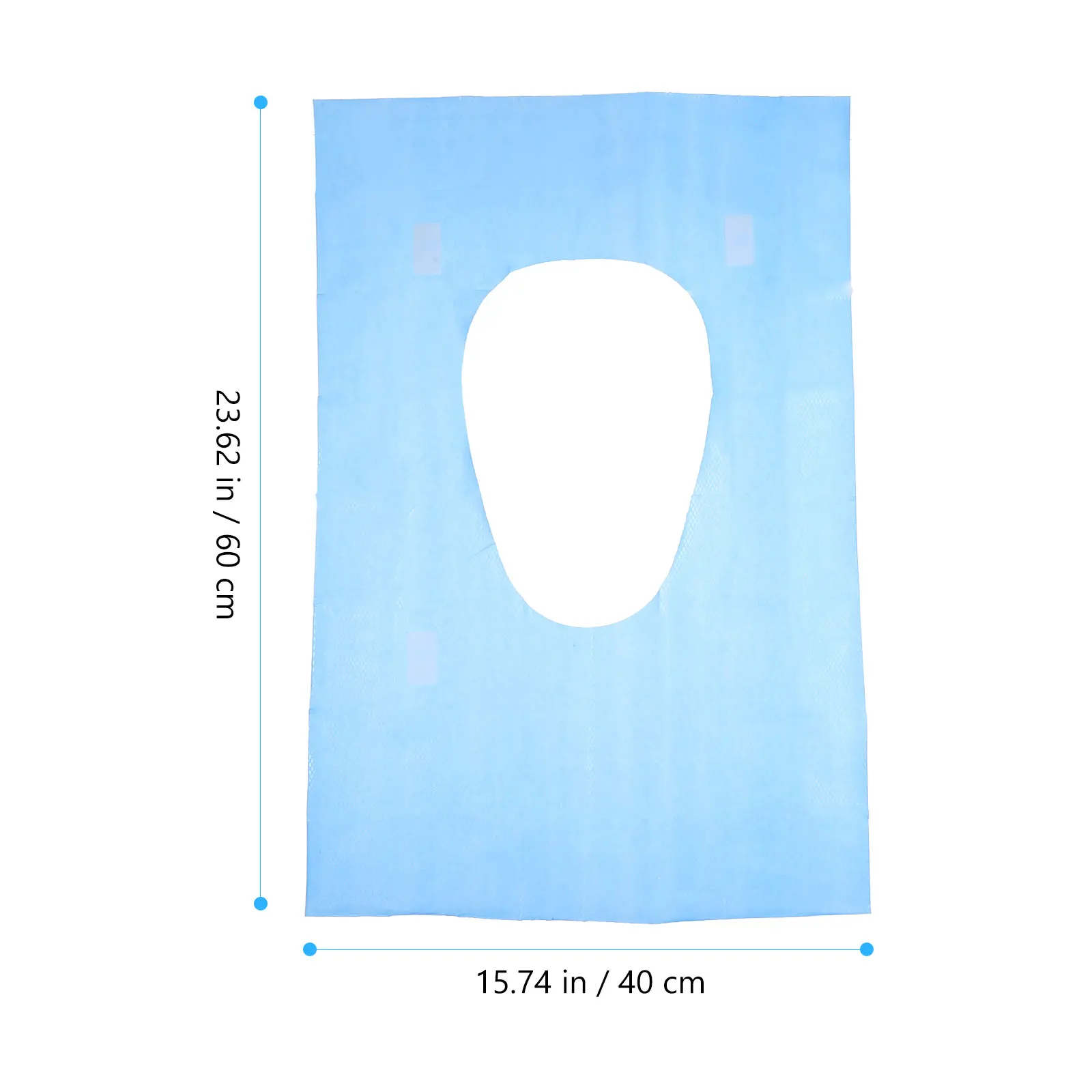 

60 шт. одноразовые чехлы на сиденья для унитаза, приятные для кожи, портативные дорожные подушки для унитаза для общественных ванных комнат, аэропорт и использования на открытом воздухе