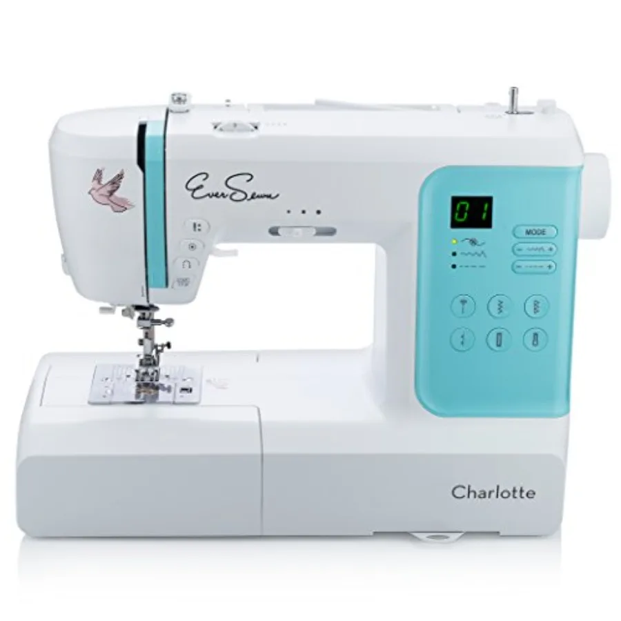 

EverSewn Charlotte: 80-Stitch Computerized Sewing Machine, Professional Quilting and Free Motion Features - Beginner to Expert