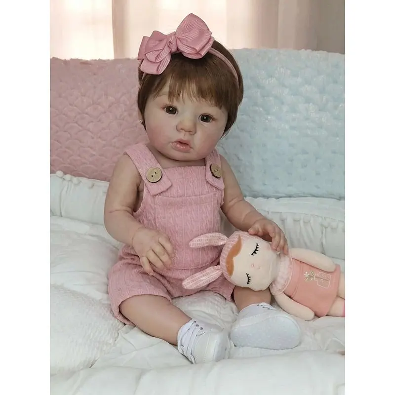 48cm Hand Made High Quality Detailed Painting Abigail Full Vinyl Body Real Soft Touch Girl Doll view 3