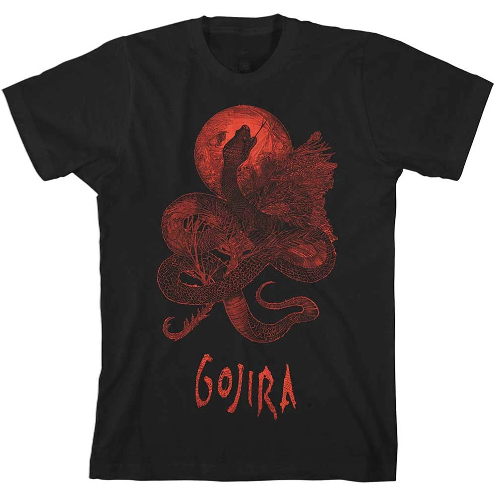 Eiffel Falls Gojira Band T-Shirt Cotton Graphic Tee Men Women Summer Streetwear