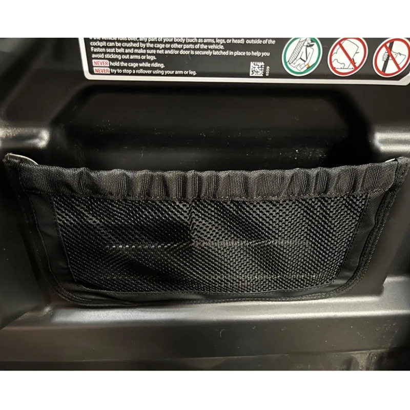 MYHOME UTV Rear Backrest Storage Nets For Can Am Defender Max Accessories Replacement 715003019 2 Pack