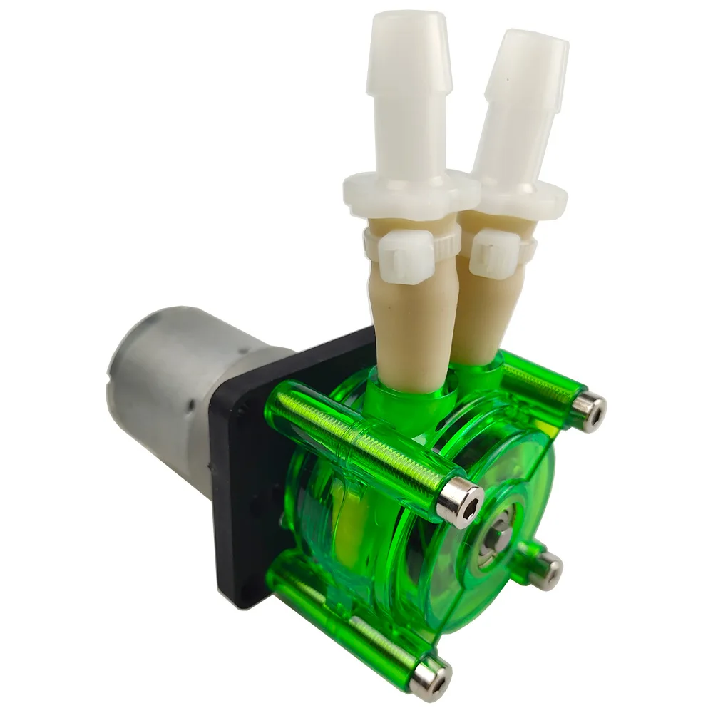 

Large flow corrosion-resistant peristaltic pump Easy-to-install titration pump BPT tube 12V/24V 700mL/min Flat model