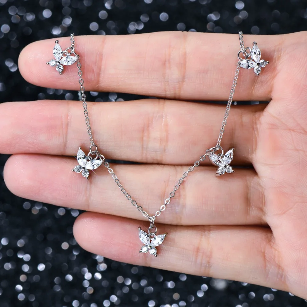 IsRainy VVS1 D Farbe 3EX Cut Alle Moissanit Diamant Für Frauen Anhänger Halsketten 925 Sterling Silber Jahrestag Edlen Schmuck