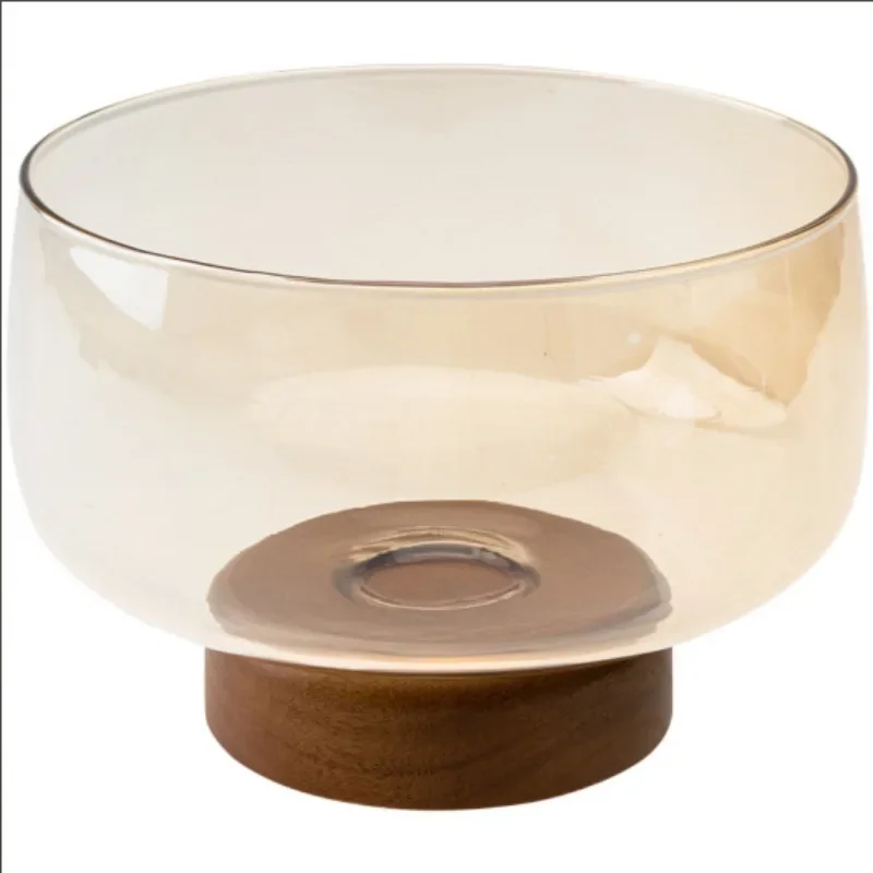 

Fruit plate living room household coffee table, new glass storage box