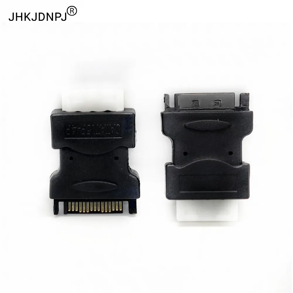 SATA to Big 4PIN Male Converter to Male SATA 15PIN HDD Power Supply Adapter