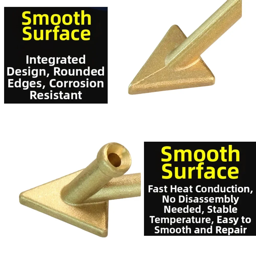 Automotive Repair Bumper Welding Head Quick Heating Head High Temperature Resistant Good Thermal Conductivity Fast Welding Speed