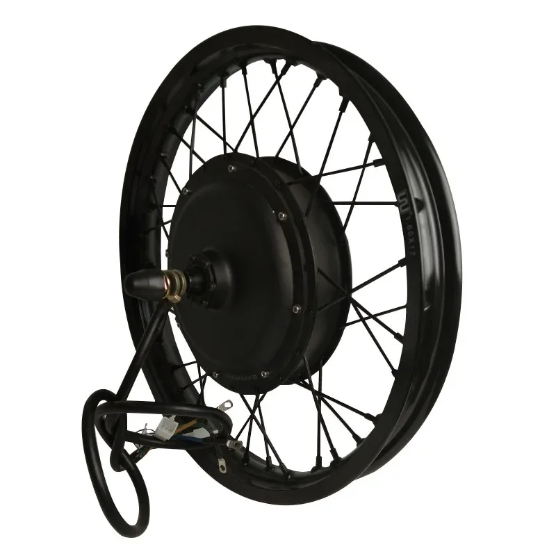 3000W Rear Hub Motor Wheel Kit for E-Motorcycle E-Bike,48V-72V 60A Controller,S830/SW900 Display,7S Freewheel,Off-Road DIY