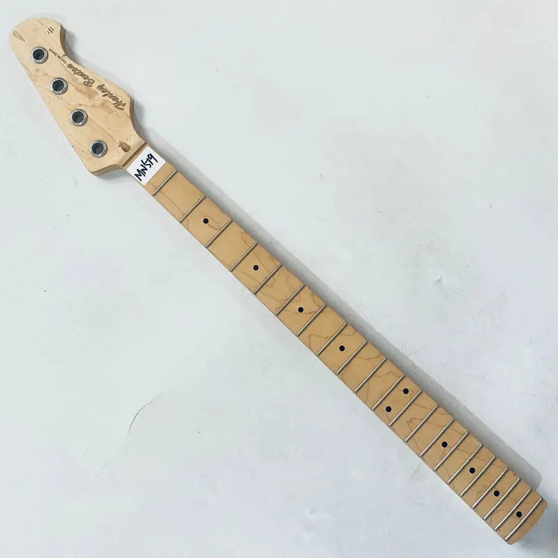 

MN519 Original HB Brand 4 String Electric Bass Neck for DIY Fans Right Hand Maple Wood 21 Frets Surface Damages and Dirty
