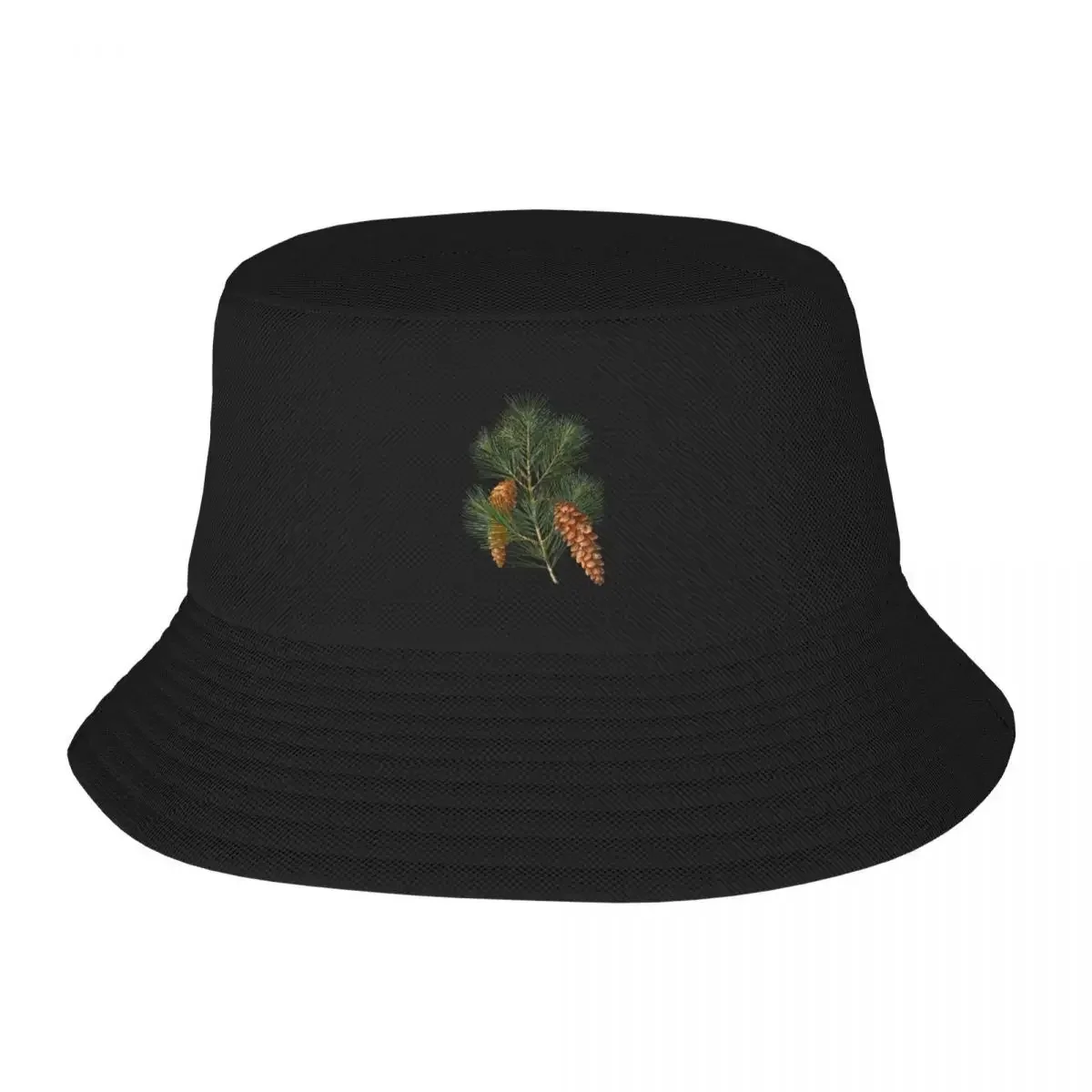 New White Pine Branch Bucket Hat Military Tactical Caps Luxury Cap Mens Cap Women's