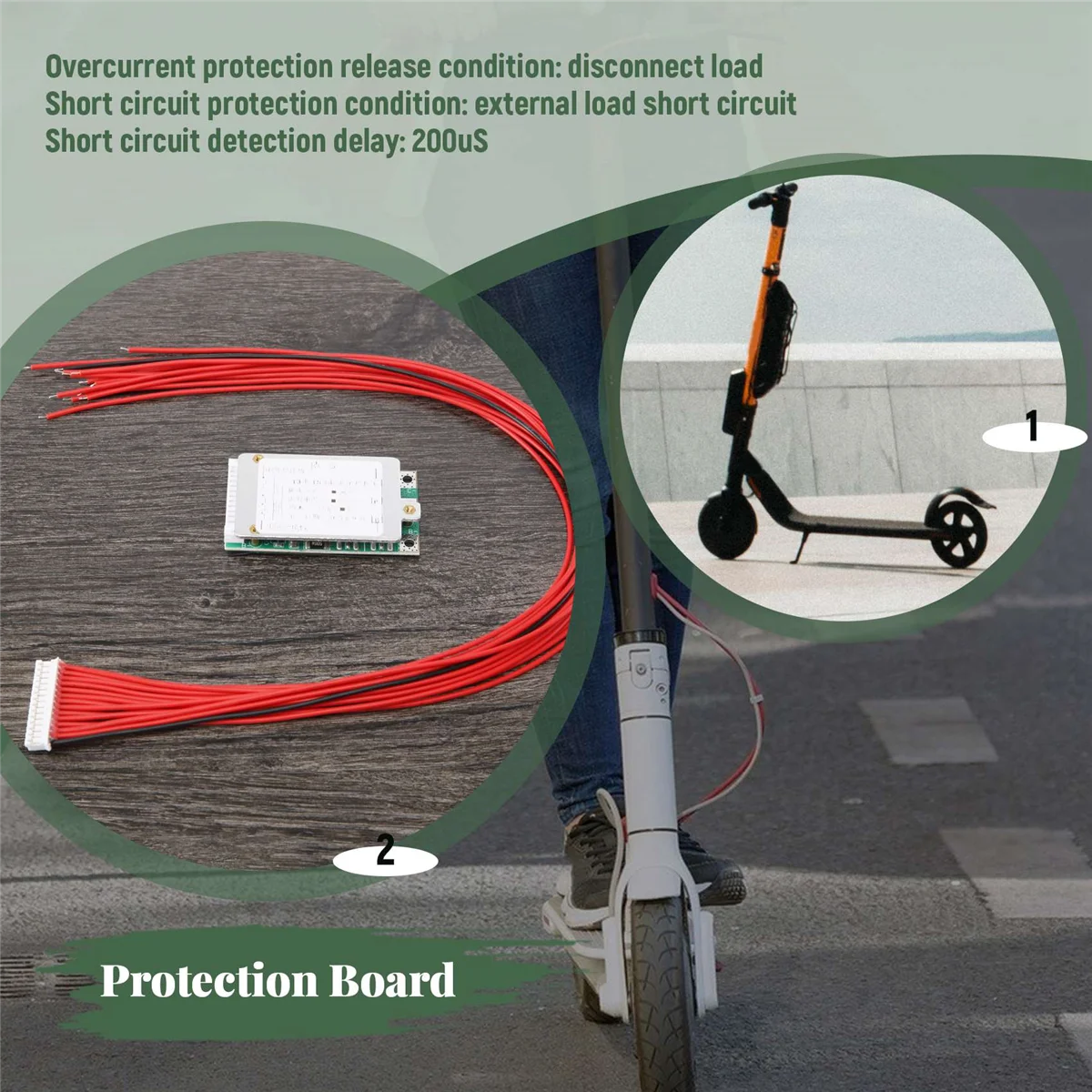 Carte de protection de batterie lipolymère Eddie Ion, carte PCB avec dissipateur thermique pour vélo électrique, EScooter, 13S, 48V, 15A