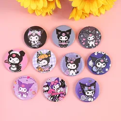 Sanrio Hello Kitty Cute Cartoon Brooch Melody Kuromi Pacha Dog Couple Cute Popular Badge Student Brooch Gift Free Shipping