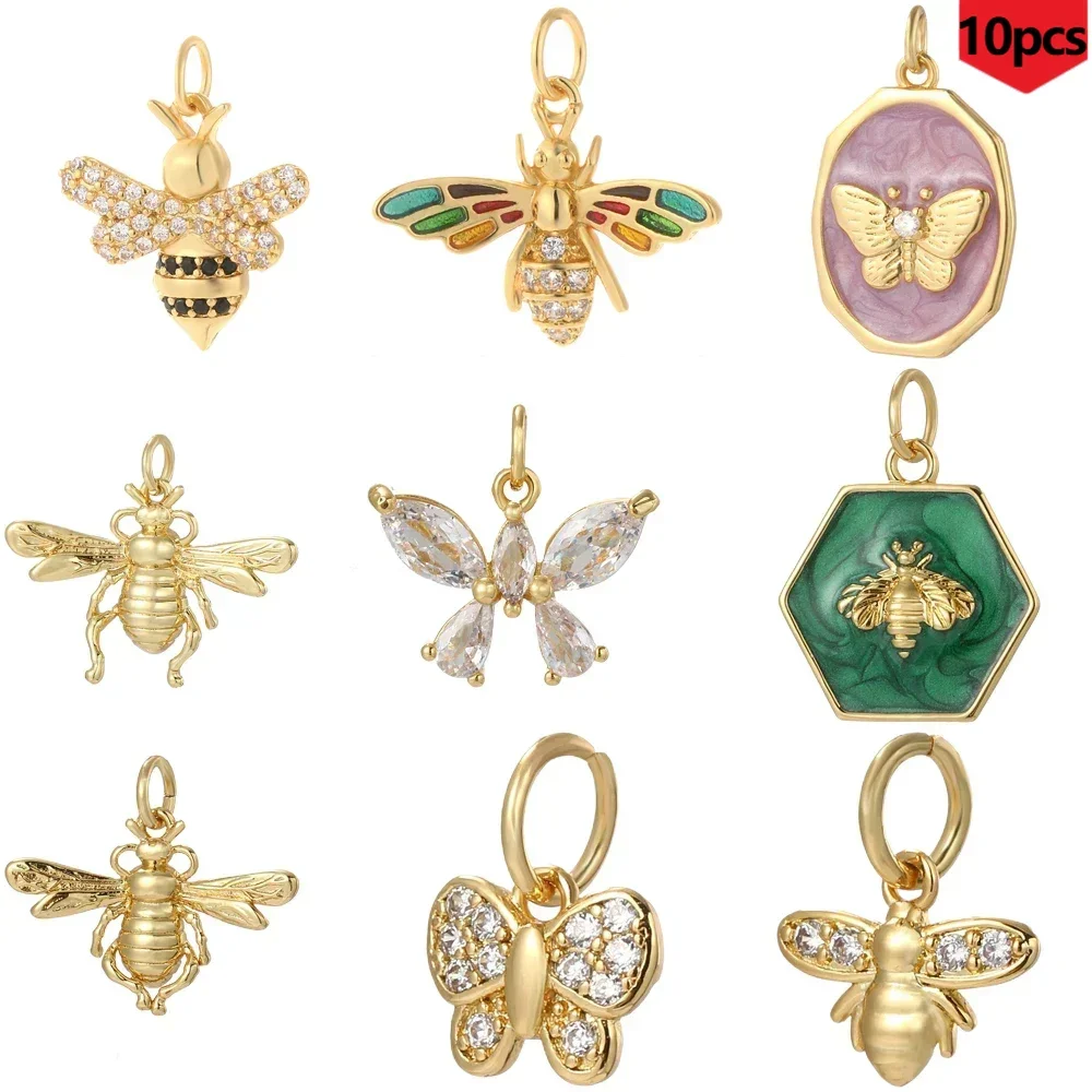 10pcs Wholesale Charms for Make Diy Earrings Bracelet Necklace Animals for Jewelry Making Supplies Dijes Excellent Quality