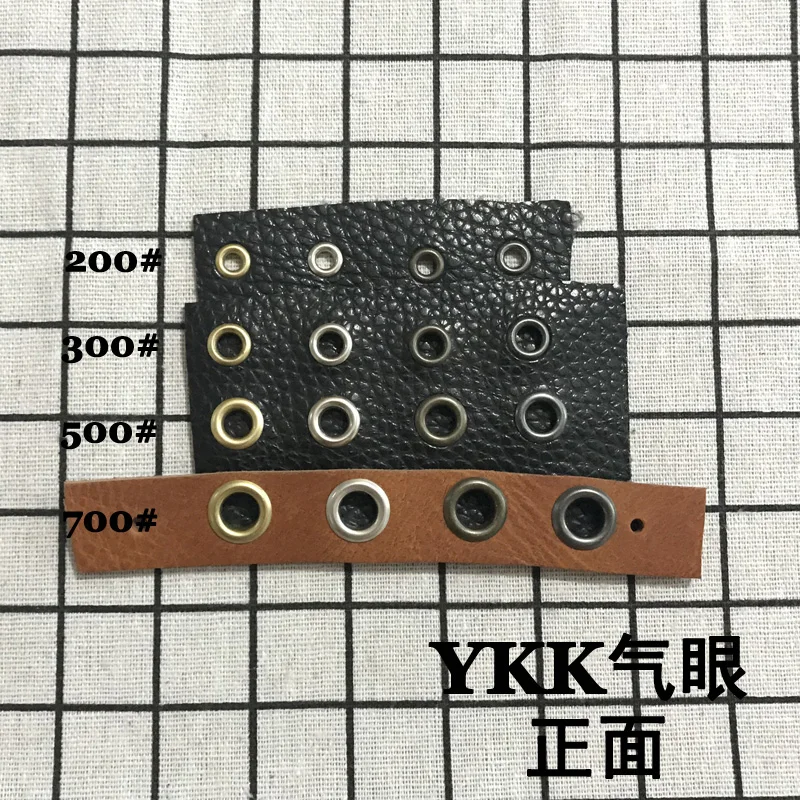 

Authentic YKK Air Eye Buckle Pure Brass Chicken Eye Buckle 200 300 500 700 1000 10 Sets/pack